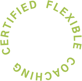 Certified Flexible Coaching (displayed in a ring)